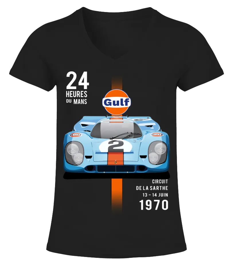24 Hours of Le Mans BK (3) Camiseta cuello pico Mujer
