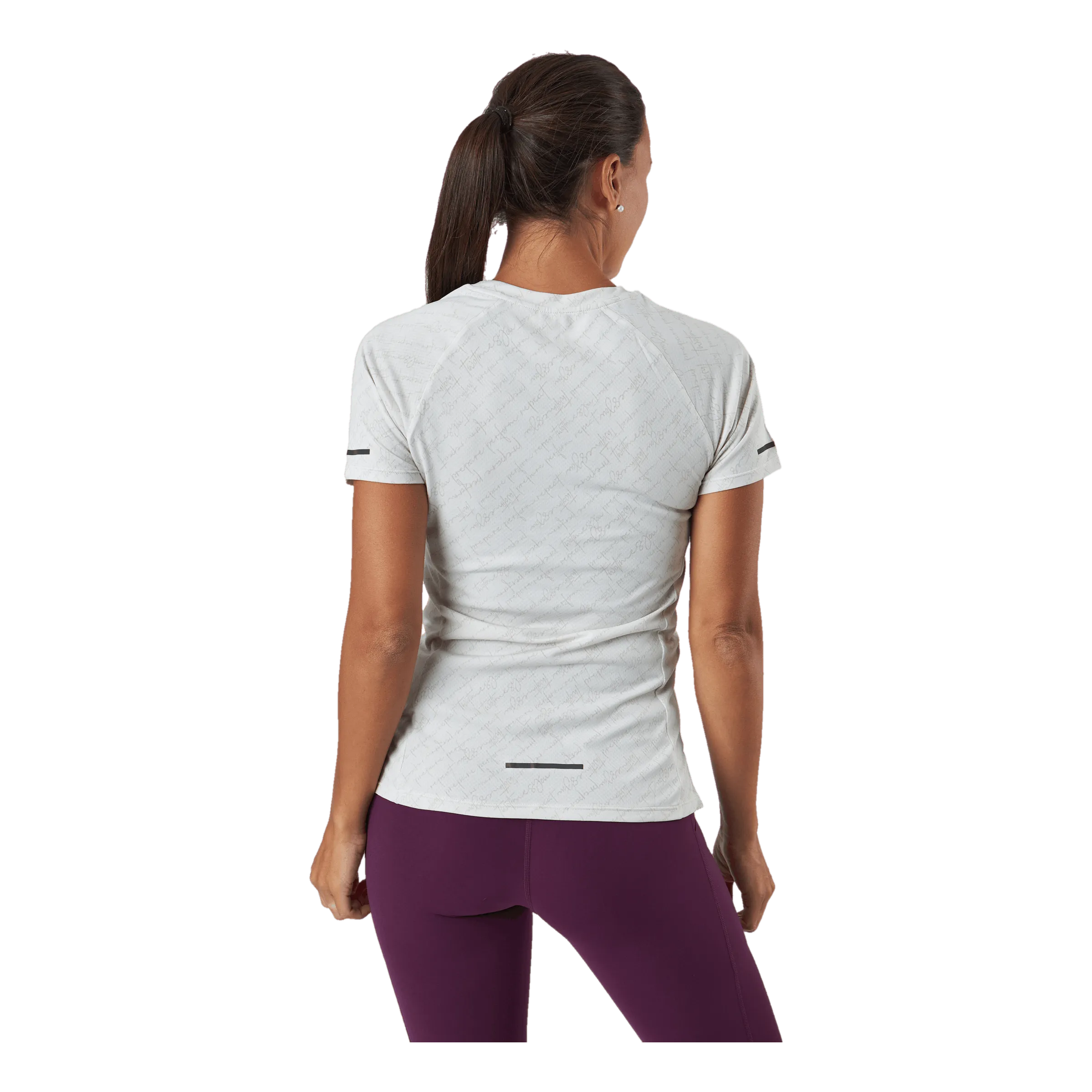 2xu Light Speed Tee Tty Script/black Reflective