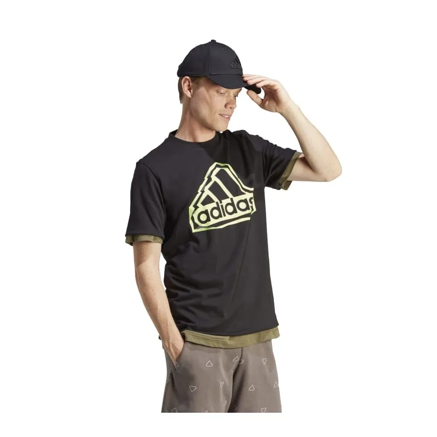 ADIDAS Camiseta M FLD BOS LOGO BLACK HOMBRE IM8300
