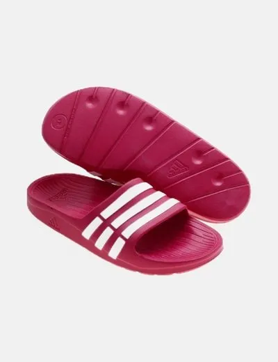 Adidas Chancla rosa rayas