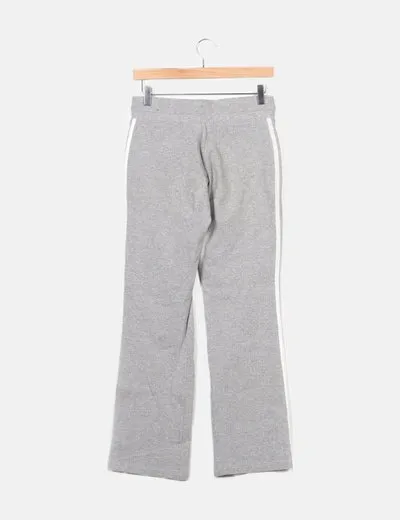 Adidas Pantalón gris chandal