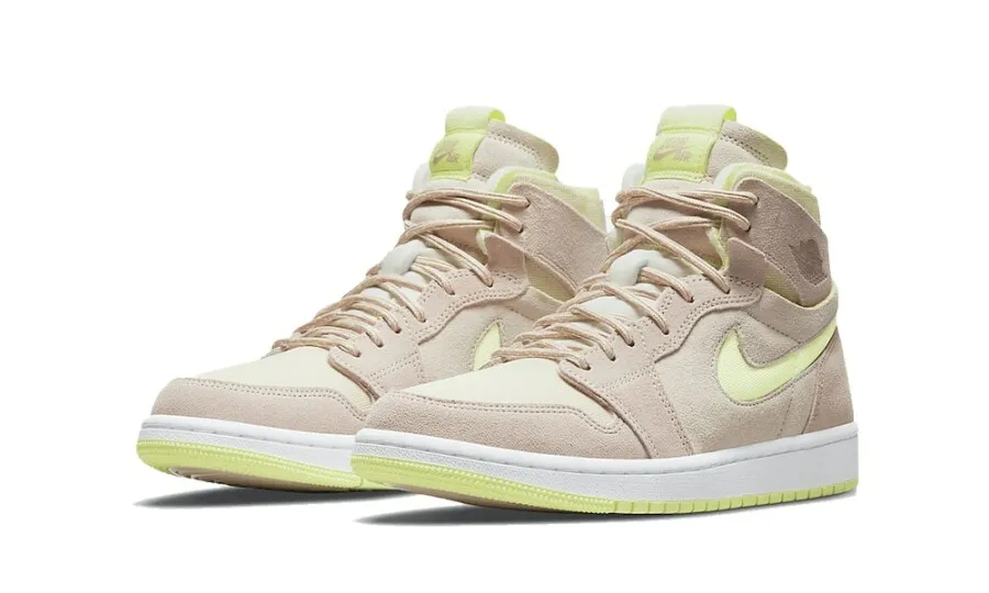Air Jordan 1 High Zoom CMFT Fossil Lemon Twist