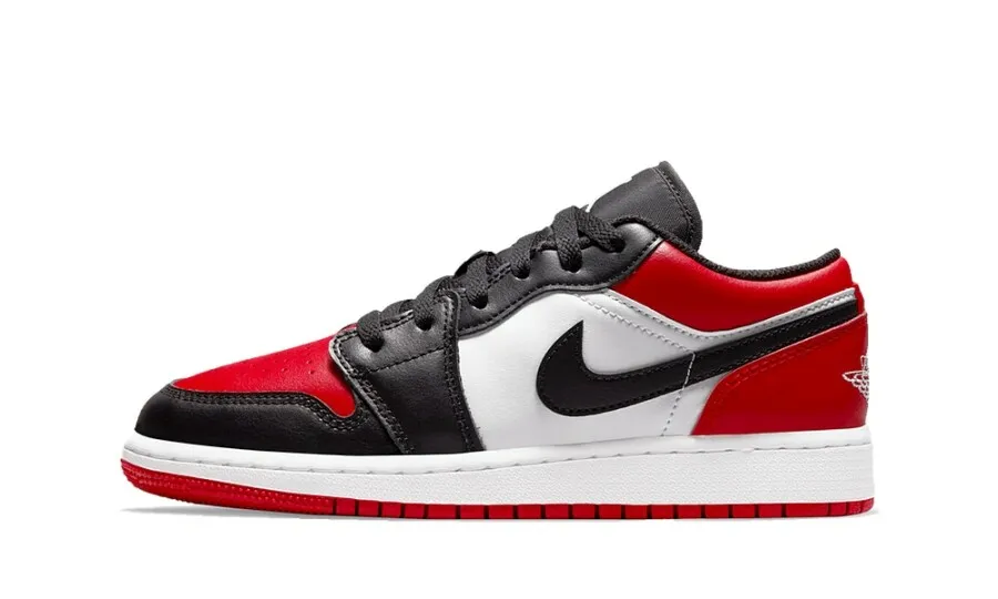 Air Jordan 1 Low Bred Toe (GS)