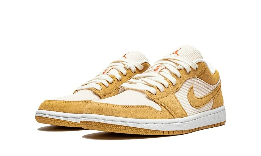 Air Jordan 1 Low SE Twine Orange Quartz Corduroy (W)