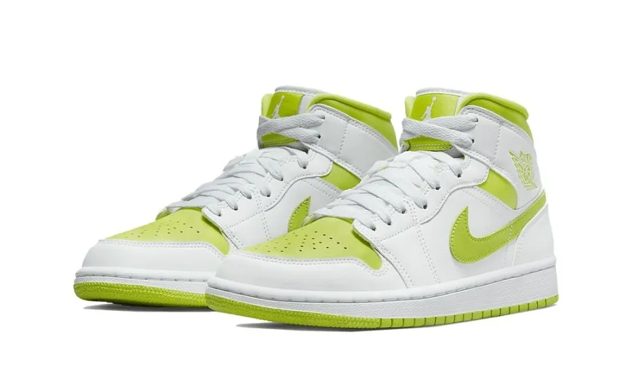 Air Jordan 1 Mid White Lime (W)