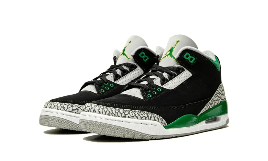Air Jordan 3 Pine Green Cement Grey