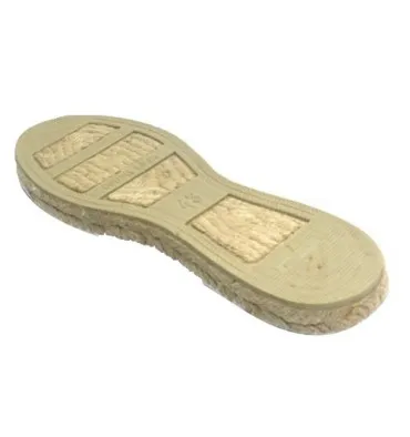 Alpargatas de esparto plana Made in Spain en rojo