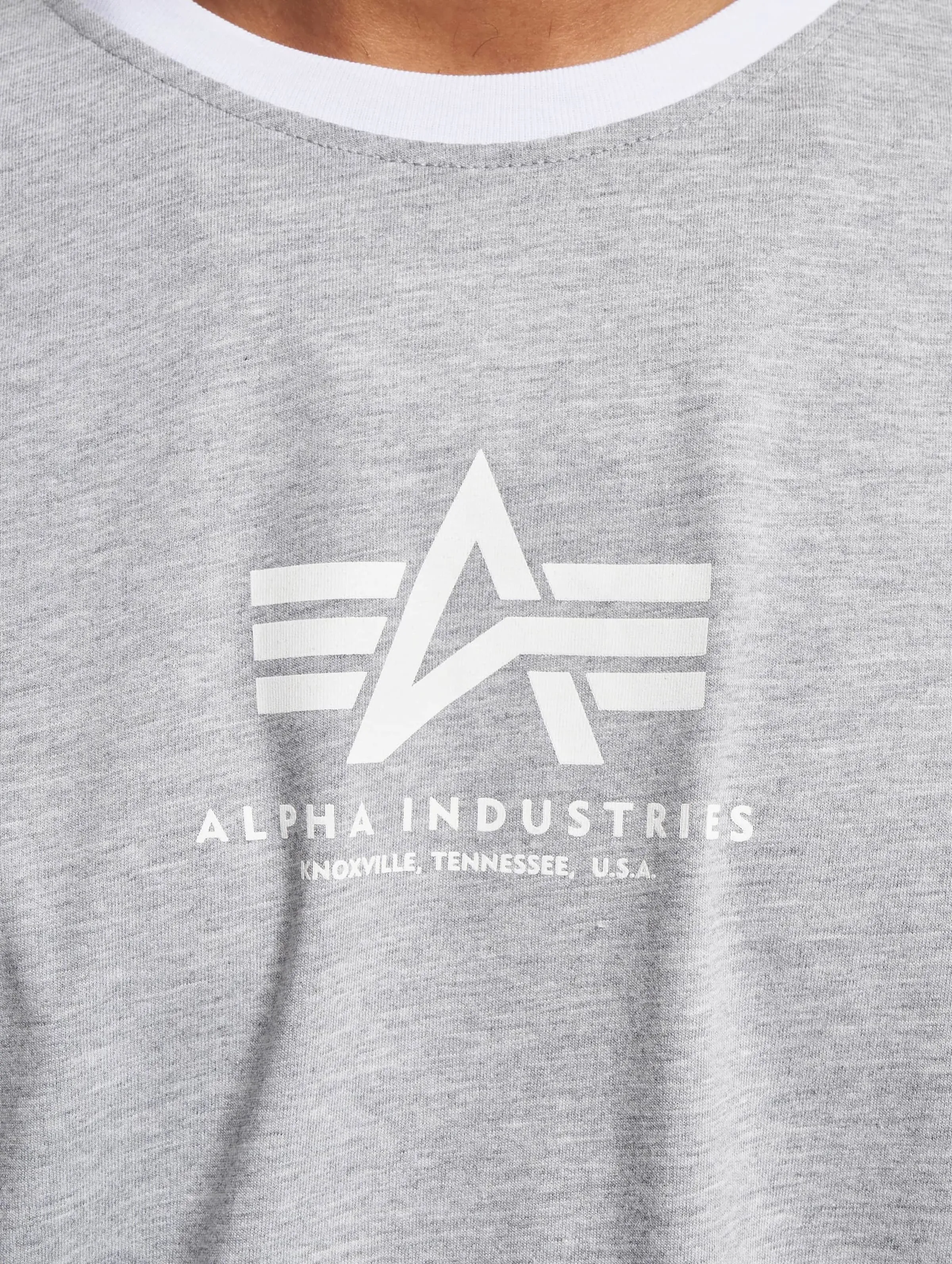 ALPHA INDUSTRIES ALPHA INDUSTRIES CONTRAST TSHIRT GREY