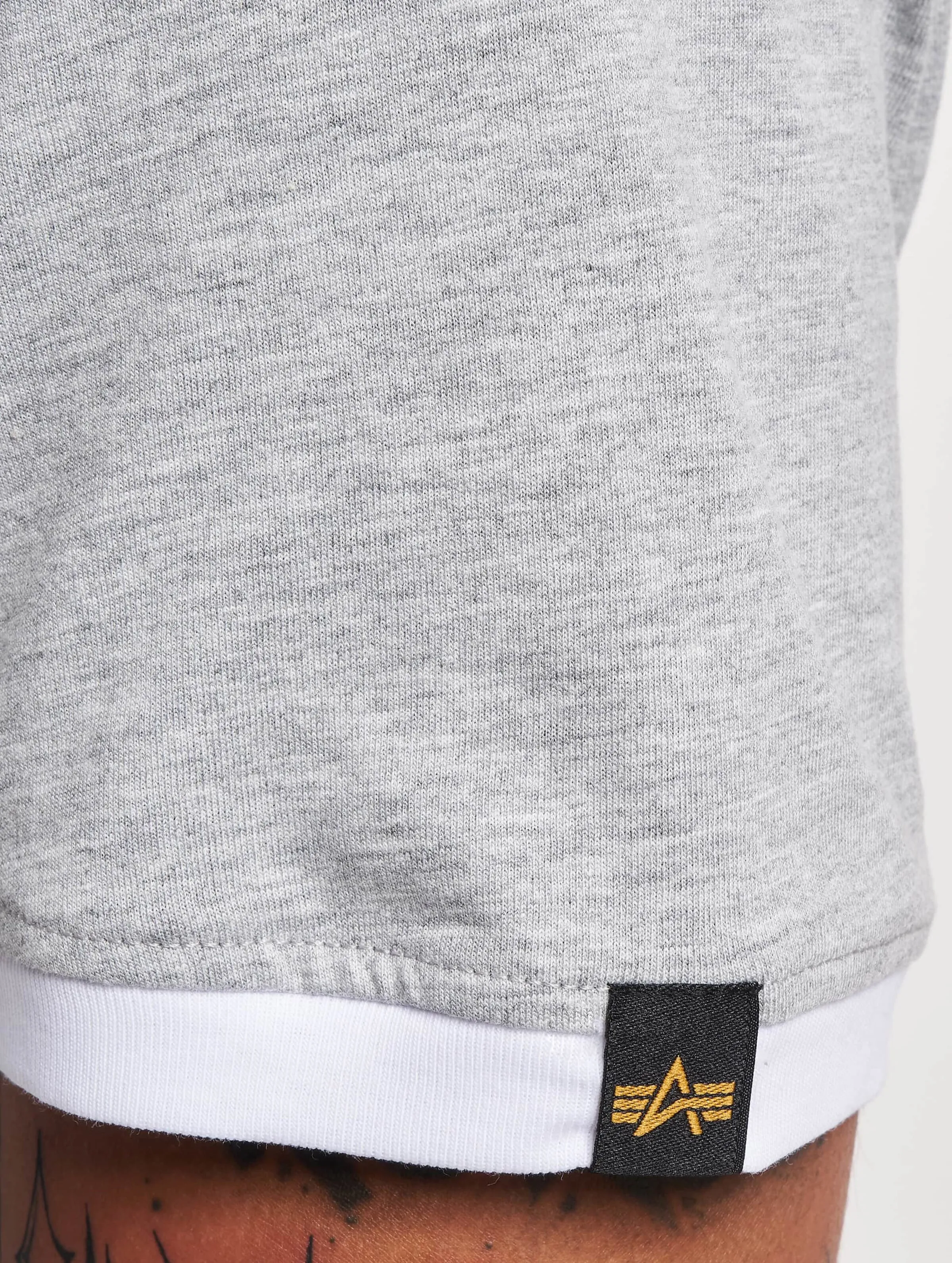 ALPHA INDUSTRIES ALPHA INDUSTRIES CONTRAST TSHIRT GREY