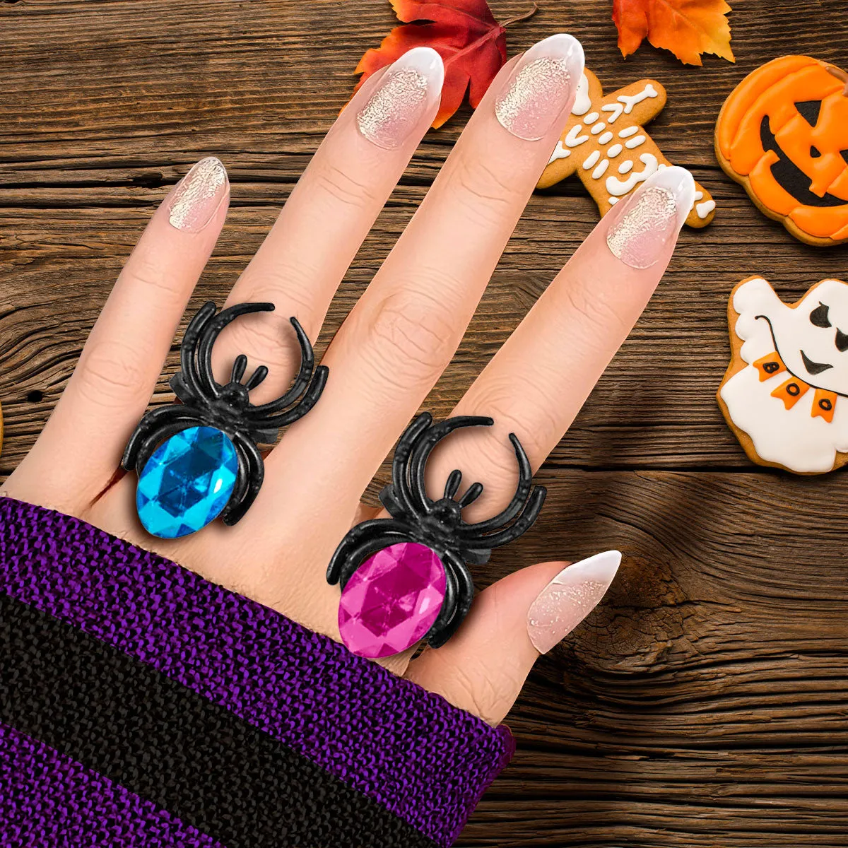 Araa Decorativa para Halloween 6 piezas.