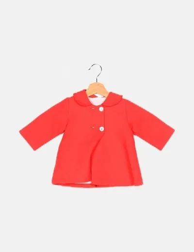 Artesanias chabeli Abrigo rojo piqué