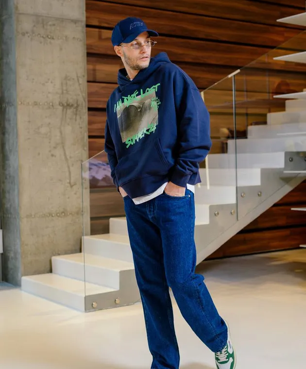 AUTRY Blue cap with logo