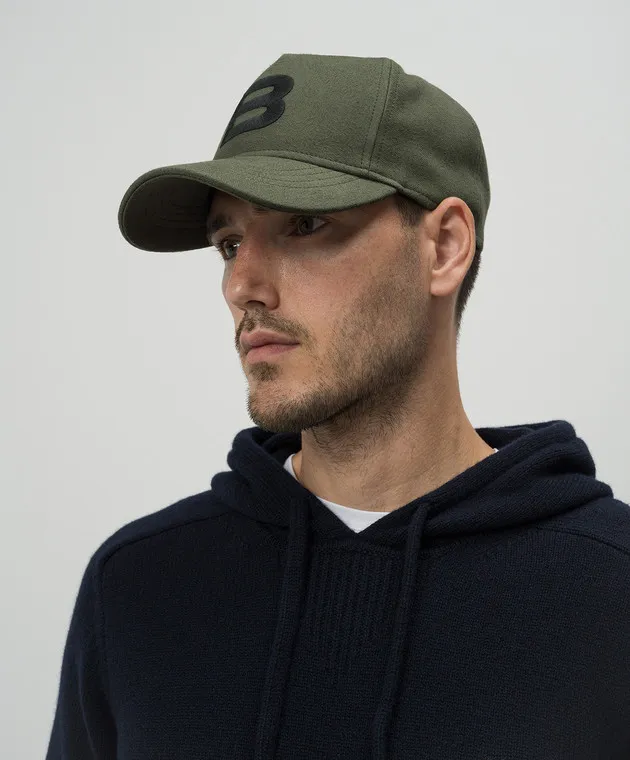 Bally Khaki cap with logo
