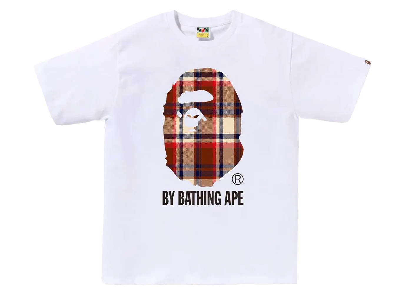 BAPE BAPE Check By Bathing Ape Tee White