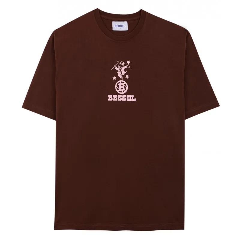 BESSEL THE CITY TEE CHOCOLATE