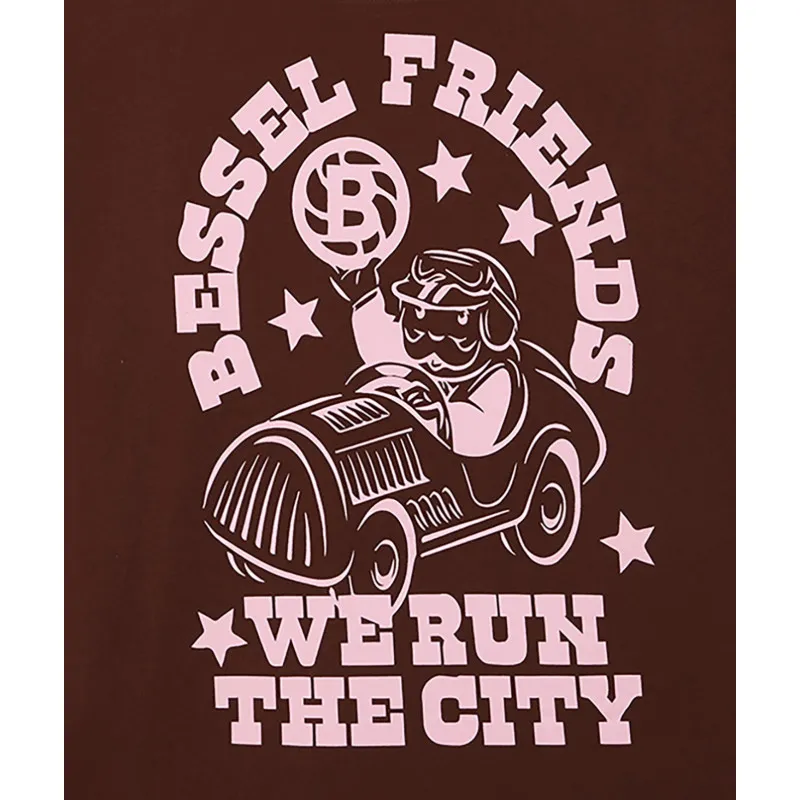 BESSEL THE CITY TEE CHOCOLATE