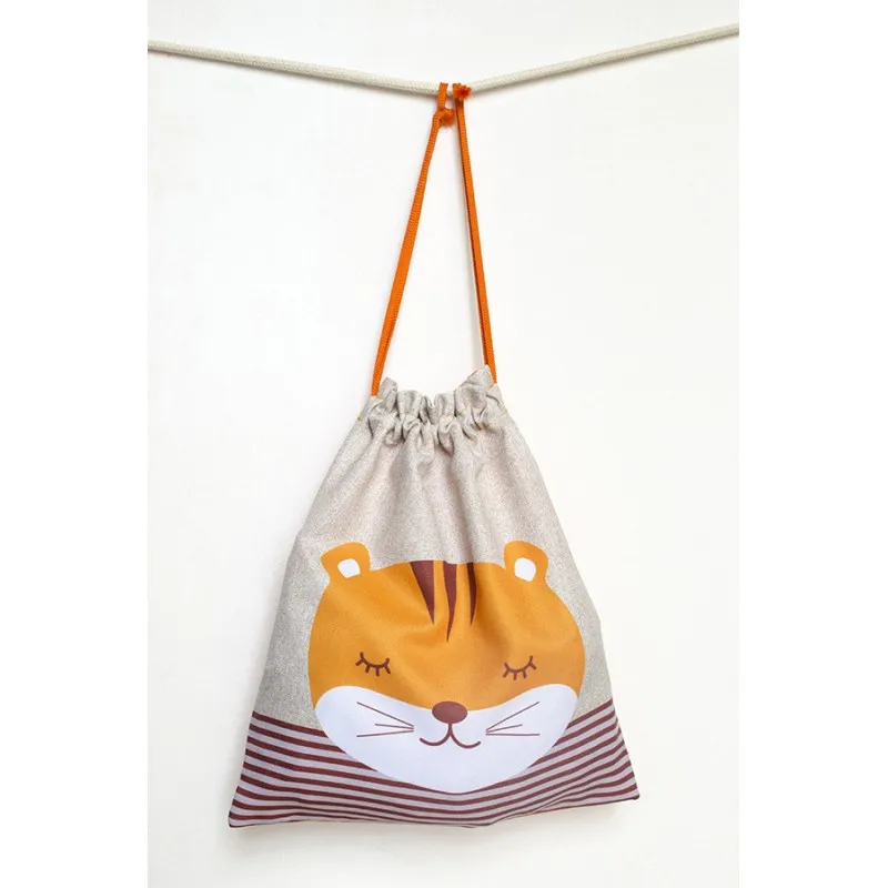 BOLSA DE TELA MERIENDA TIGRE  DYNEKE