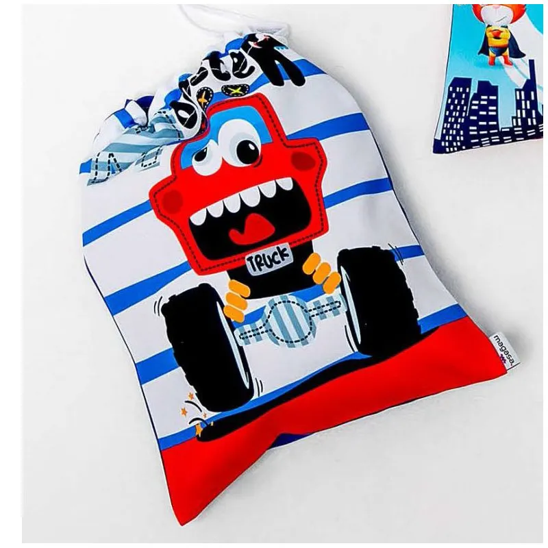 BOLSA MERIENDA CON DIBUJOS CAMIóN TRUCK  MAGASA