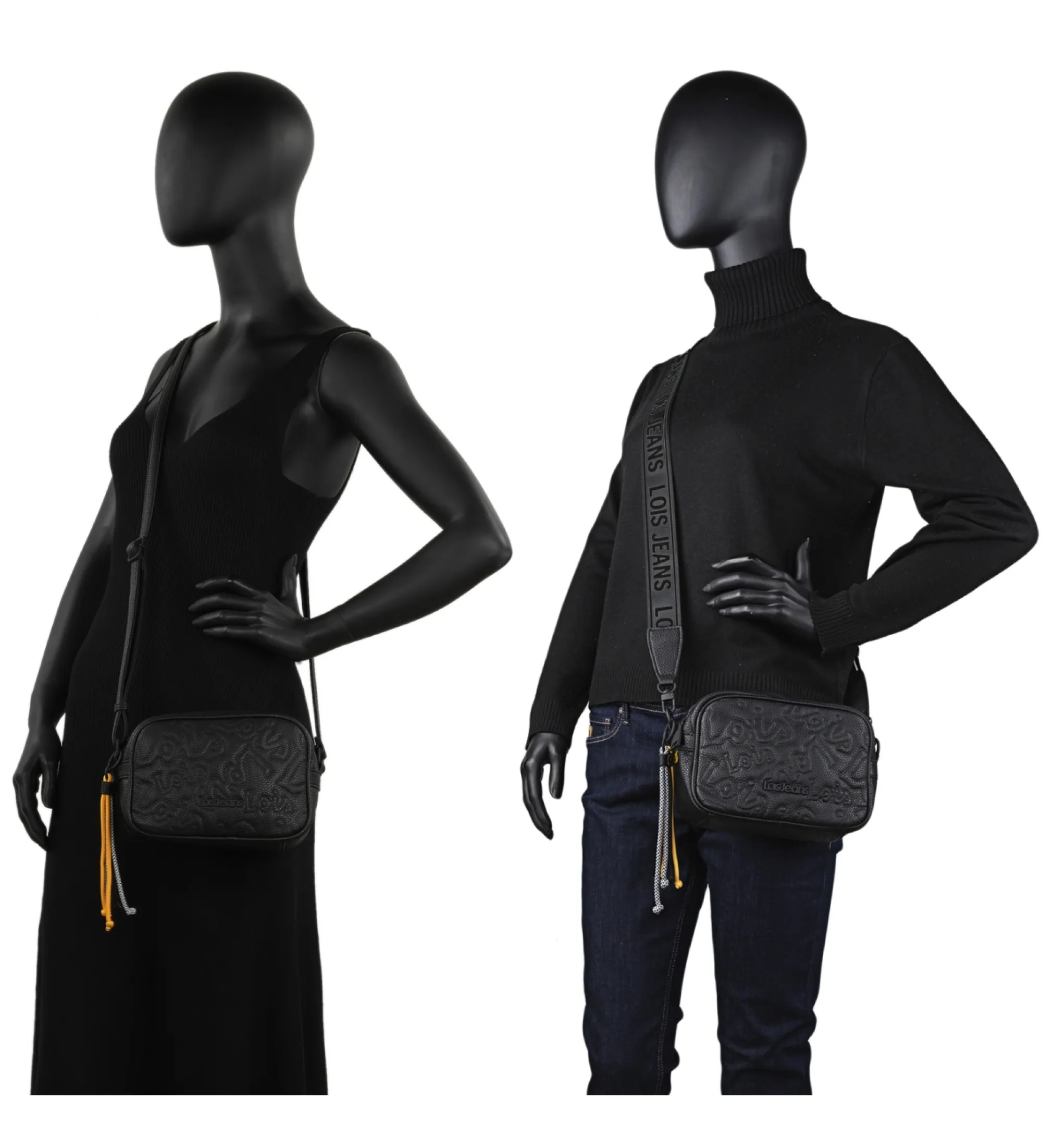 Bolso Bandolera 315786 color negro