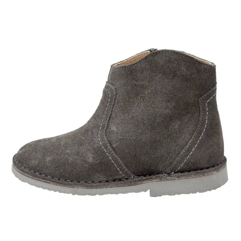 Botas serraje cremallera