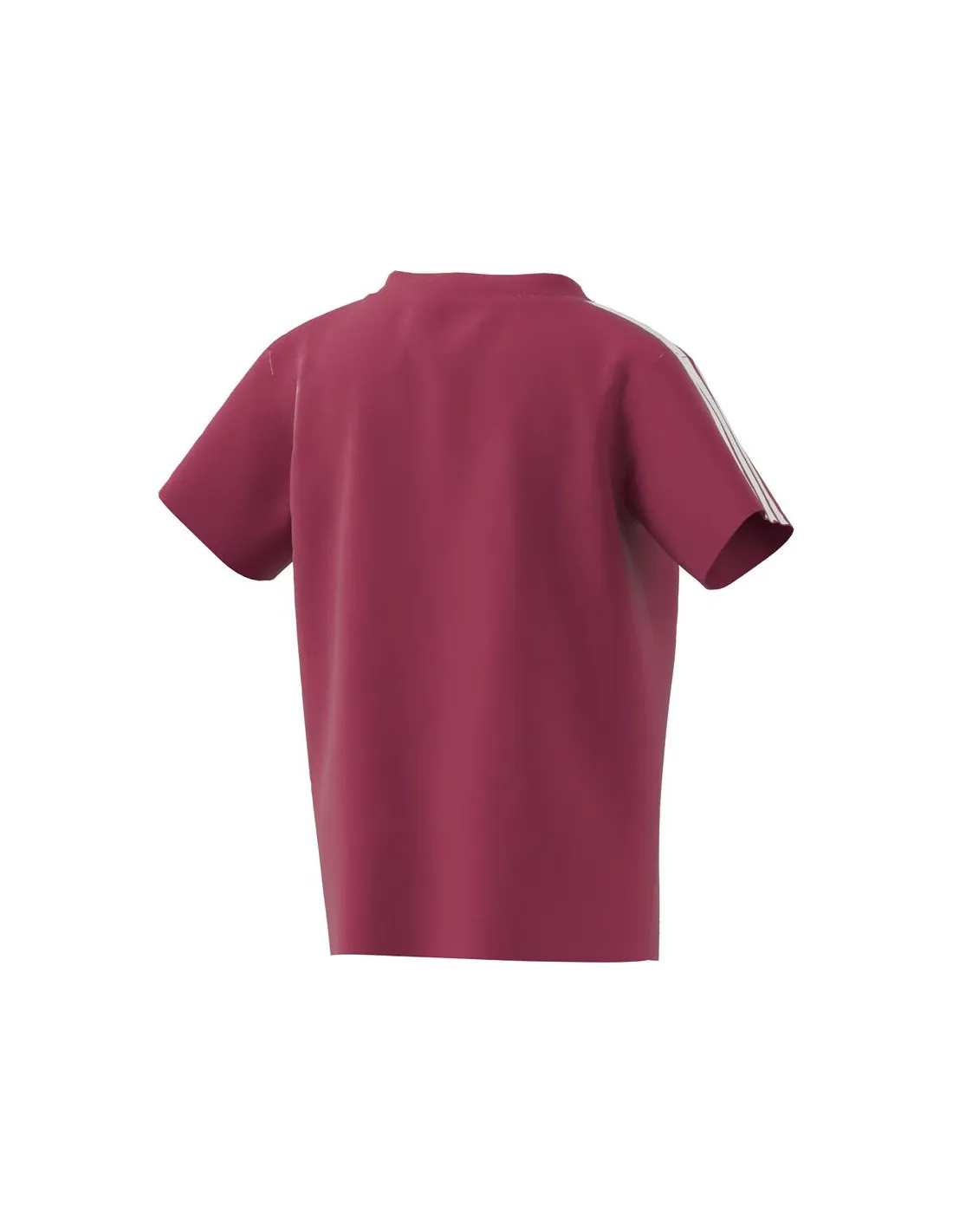 Camiseta adidas Essential 3 Bandas Baby Red