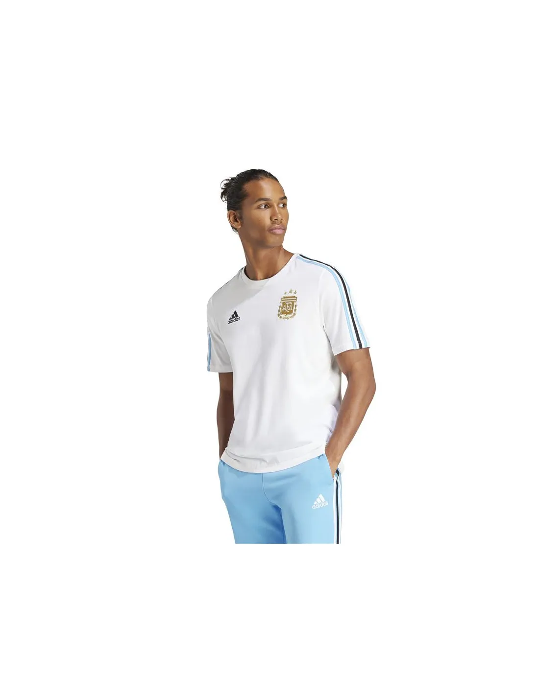 Camiseta de Fútbol adidas Argentina DNA Hombre Blanco