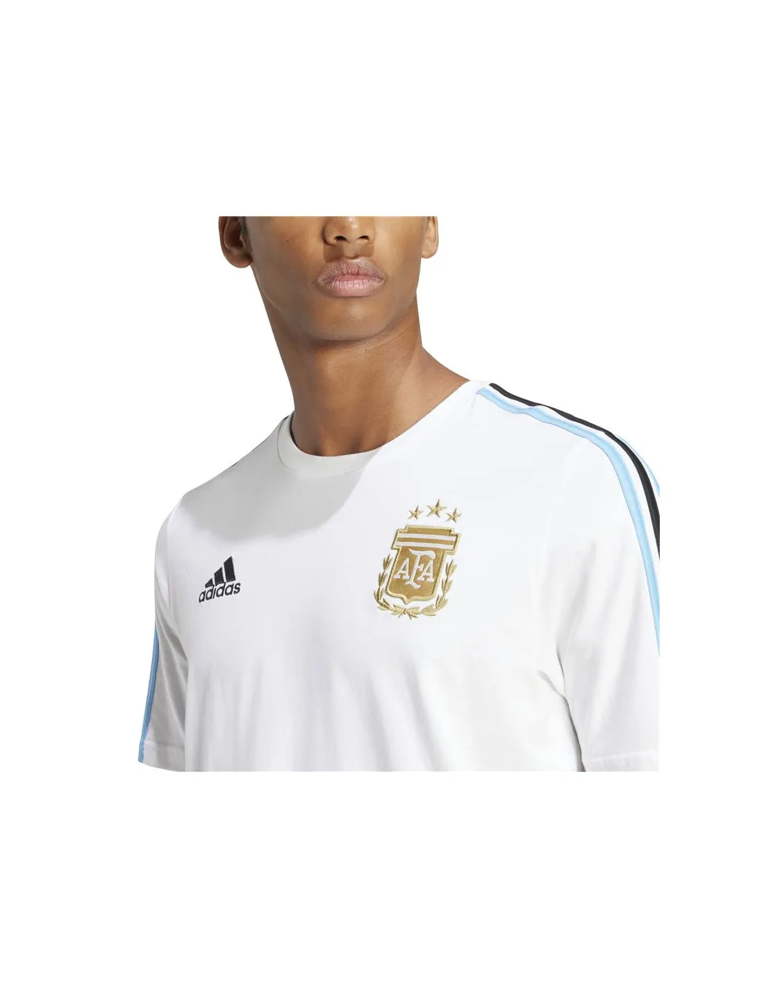 Camiseta de Fútbol adidas Argentina DNA Hombre Blanco