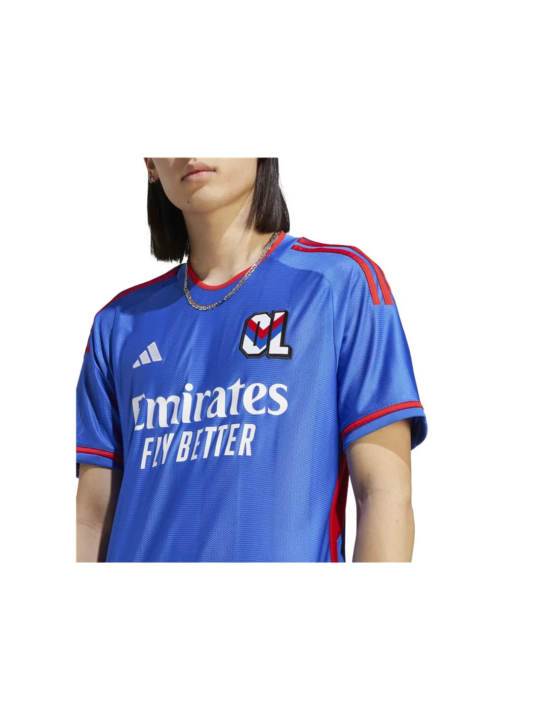 Camiseta de Fútbol adidas Ol A Jsy Hombre