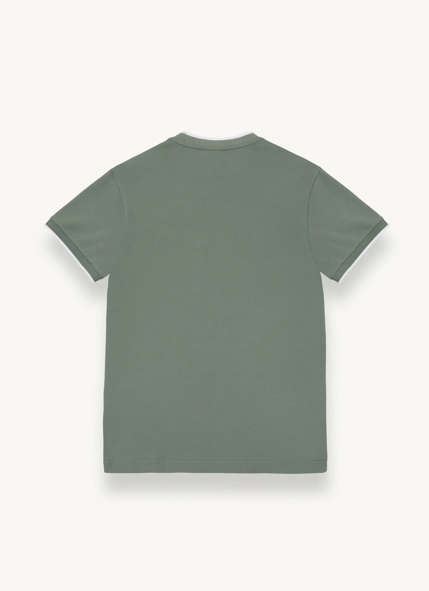 Camiseta de piqué de algodón elástico