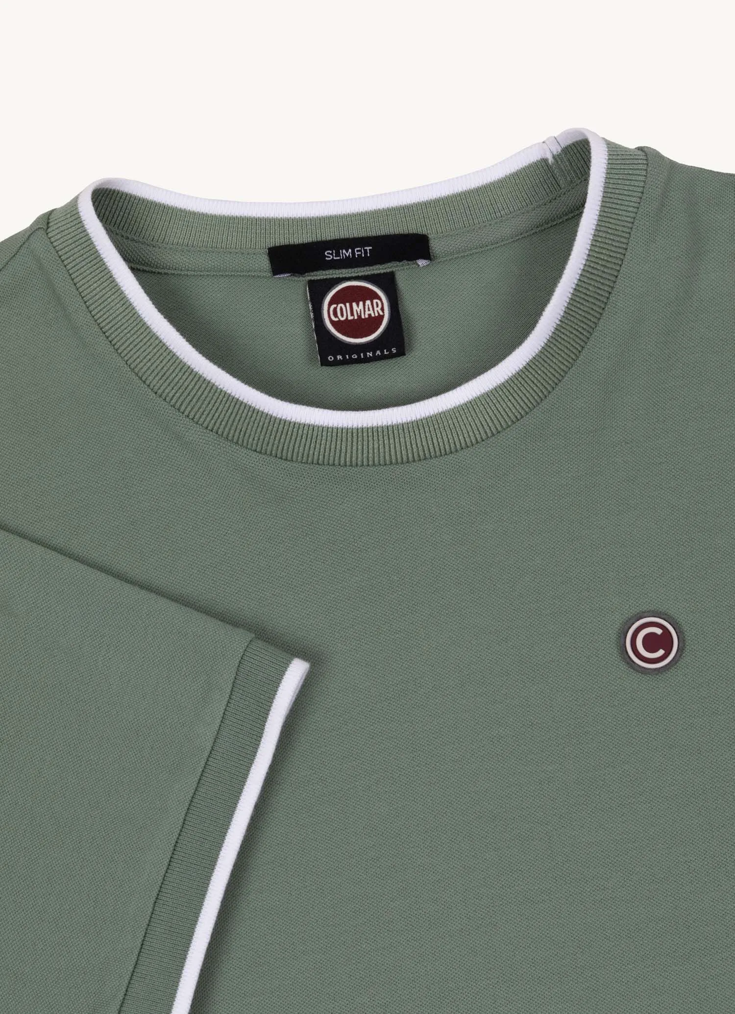 Camiseta de piqué de algodón elástico