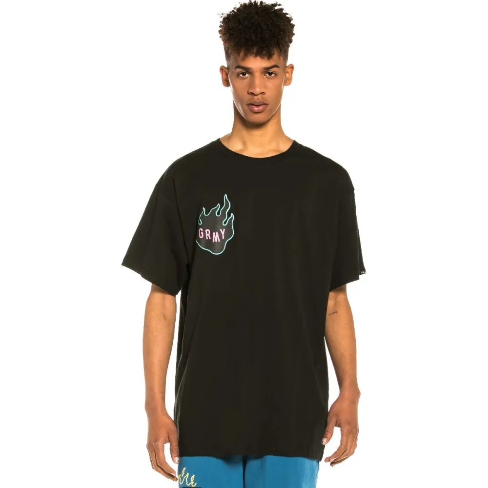 CAMISETA GRIMEY "BURN THE FIRE"  BLACK | SUMMER 22