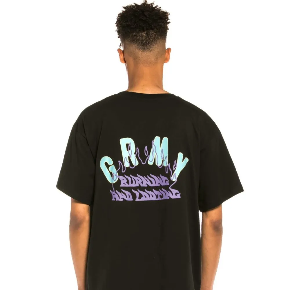 CAMISETA GRIMEY "BURN THE FIRE"  BLACK | SUMMER 22