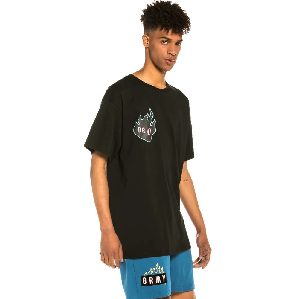 CAMISETA GRIMEY "BURN THE FIRE"  BLACK | SUMMER 22