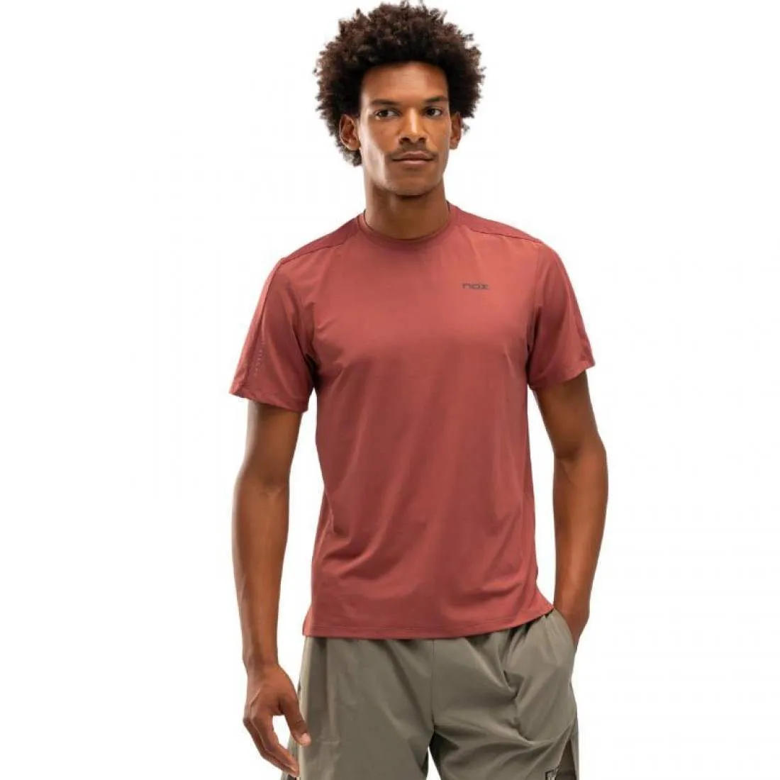 Camiseta Nox Pro Regular Granate | Nox