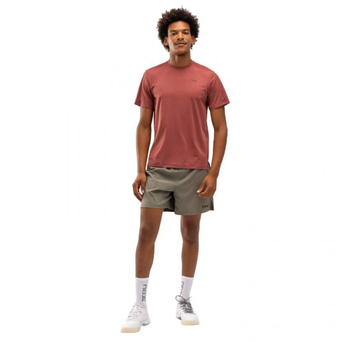 Camiseta Nox Pro Regular Granate | Nox
