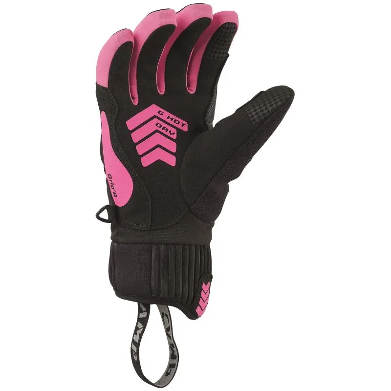 Campamento G Guantes secos calientes de mujer (negro/rosa) Mujer