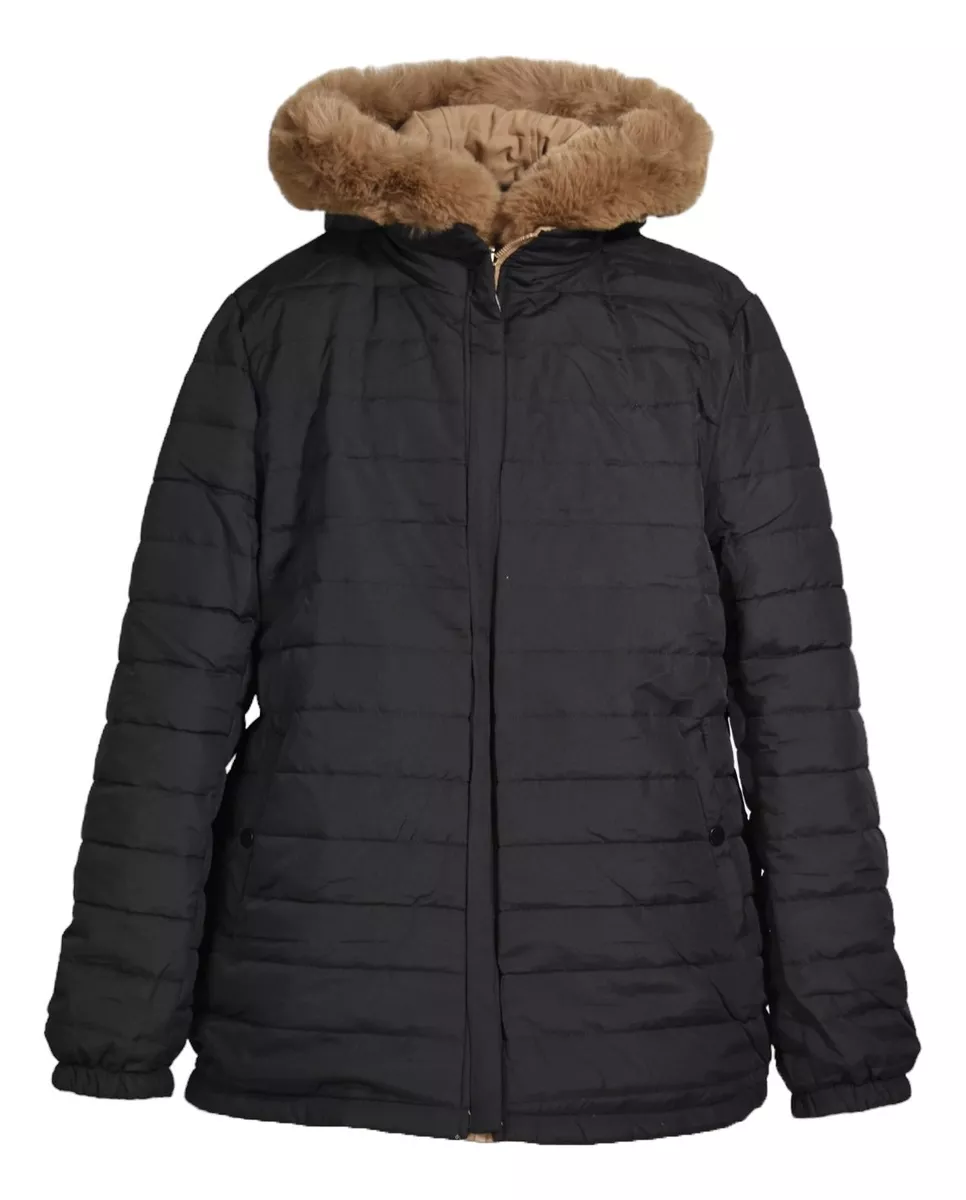 Campera Mujer Abrigada Reversible Especial Importada Yd 1150