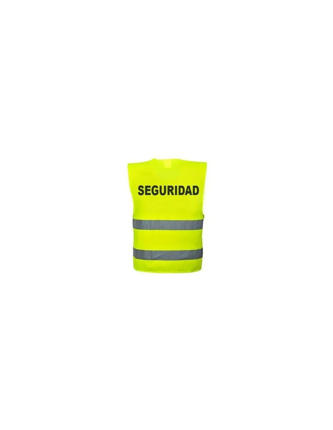 Chaleco de alta visibilidad con serigrafía seguridad