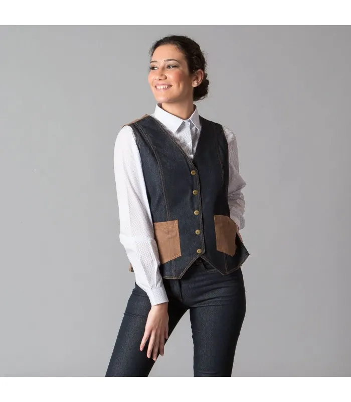 Chaleco mujer tejano Baena