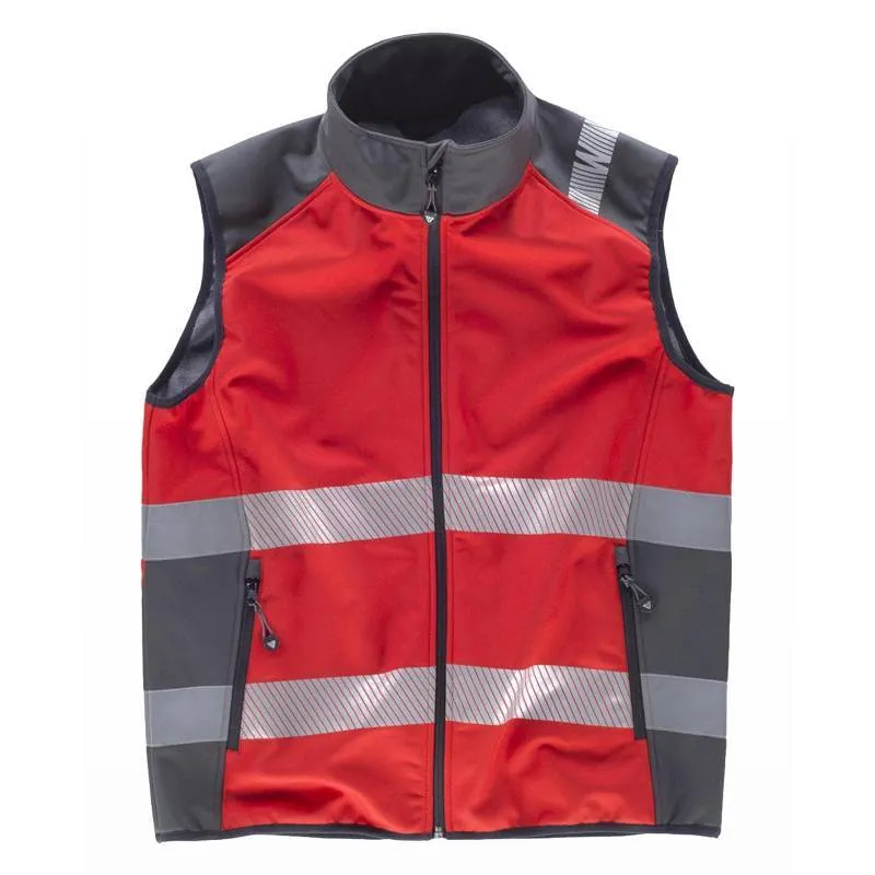 Chaleco softshell cintas reflectantes