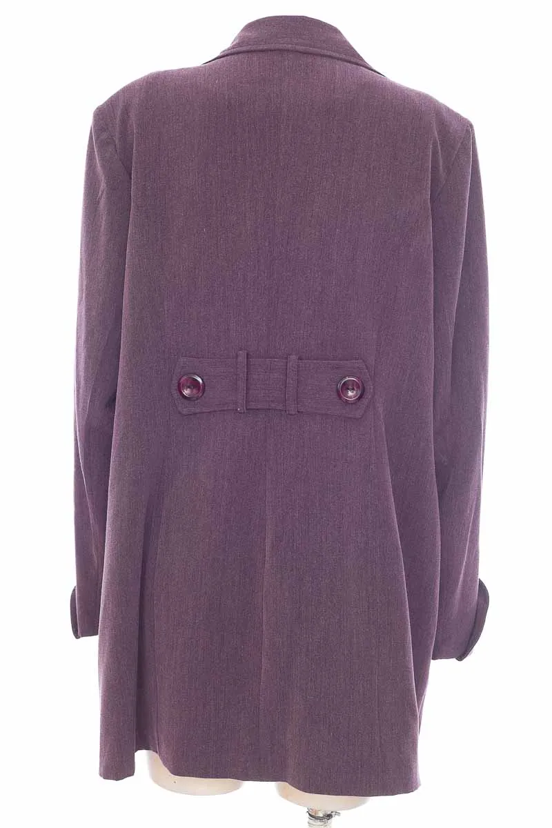 CHAQUETA / ABRIGO COLOR MORADO  ANCLA