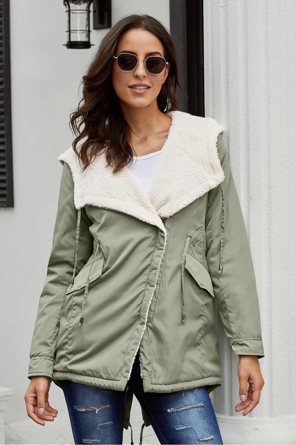 Chaqueta caqui