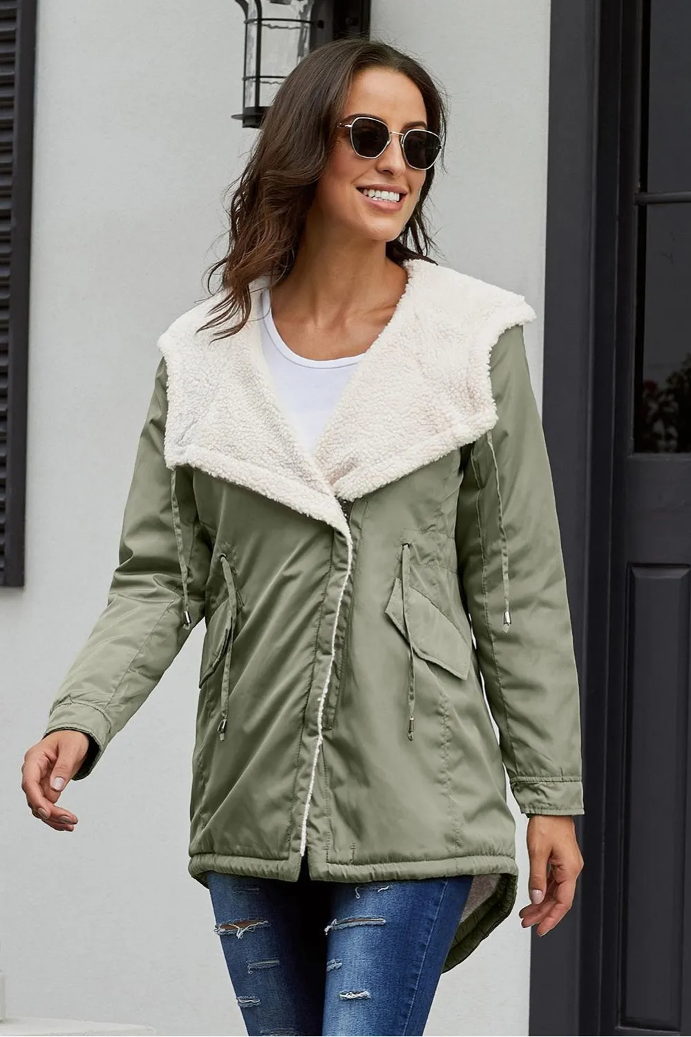 Chaqueta caqui