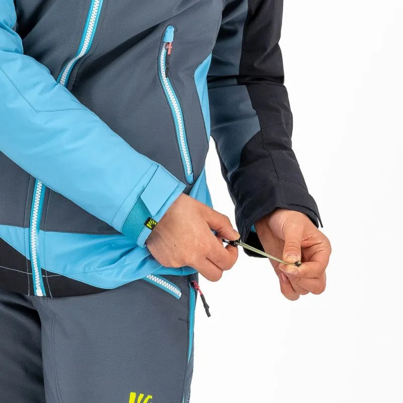 Chaqueta de esquí de montaña Karpos Marmolada (DARK SLATE/BLUE ATOLL/BLACK) Mujer