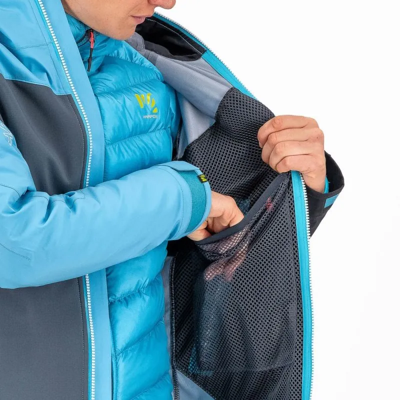 Chaqueta de esquí de montaña Karpos Marmolada (DARK SLATE/BLUE ATOLL/BLACK) Mujer