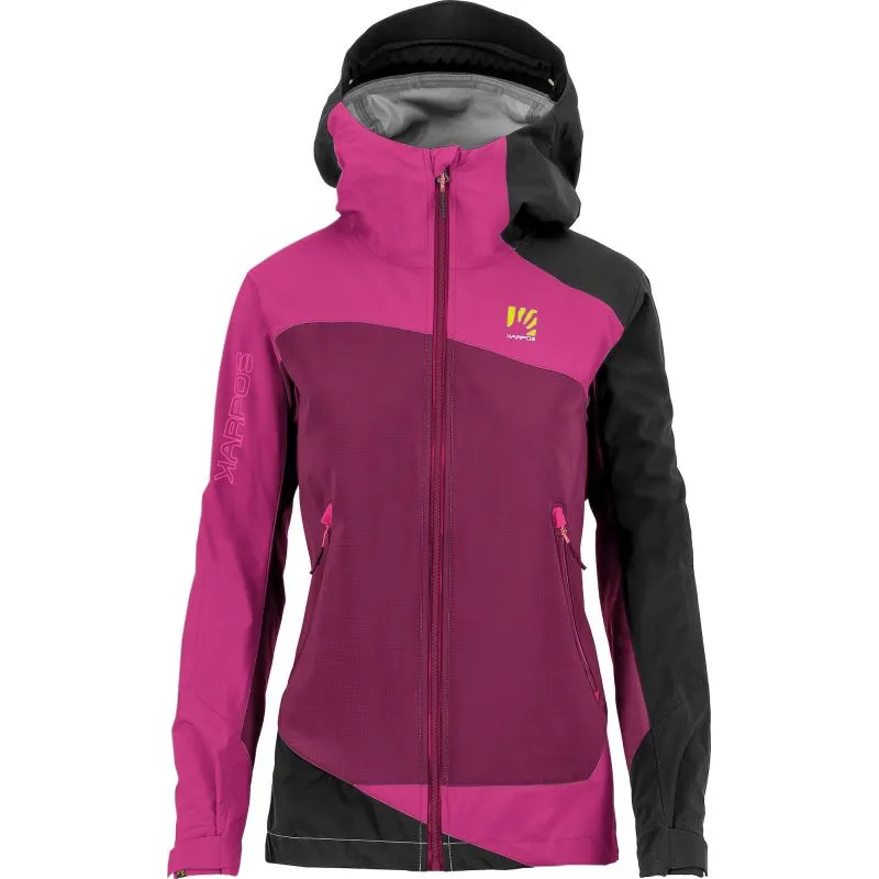 CHAQUETA DE ESQUíMONTAñISMO PARA MUJER KARPOS MARMOLADA (RASPBERRY R/CABARET/BLACK)