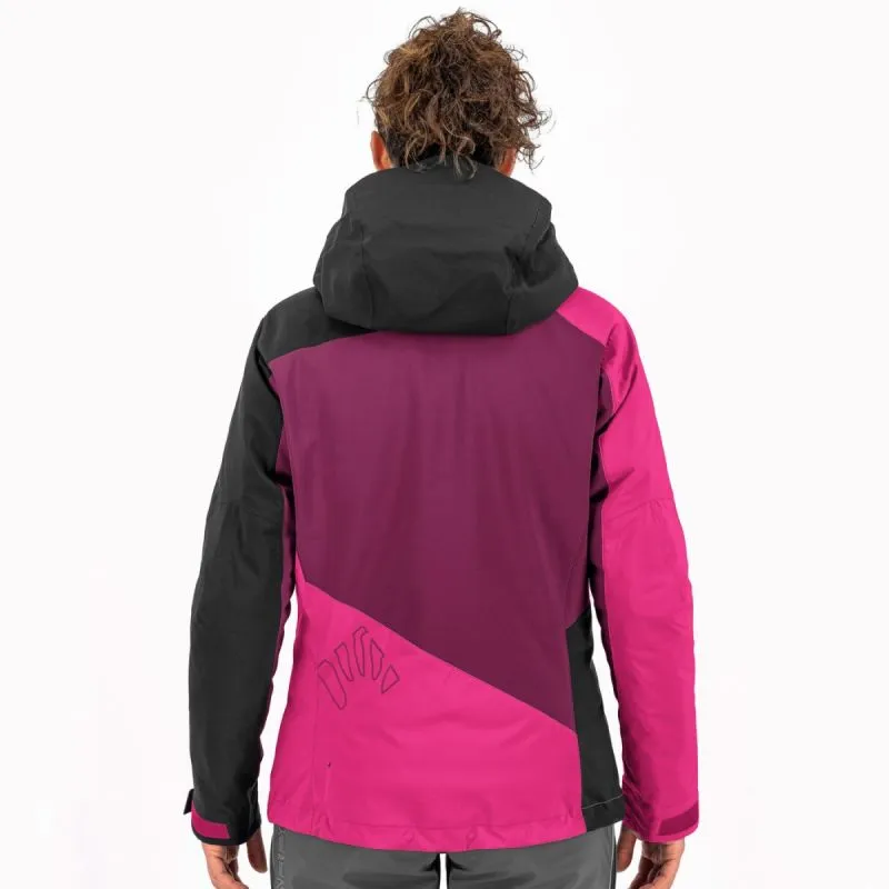 CHAQUETA DE ESQUíMONTAñISMO PARA MUJER KARPOS MARMOLADA (RASPBERRY R/CABARET/BLACK)