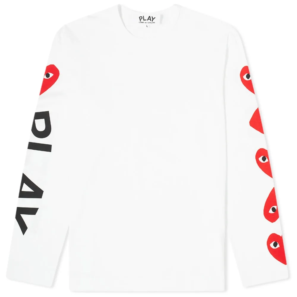 Comme des Garçons Play Multi Heart & Logo Tee