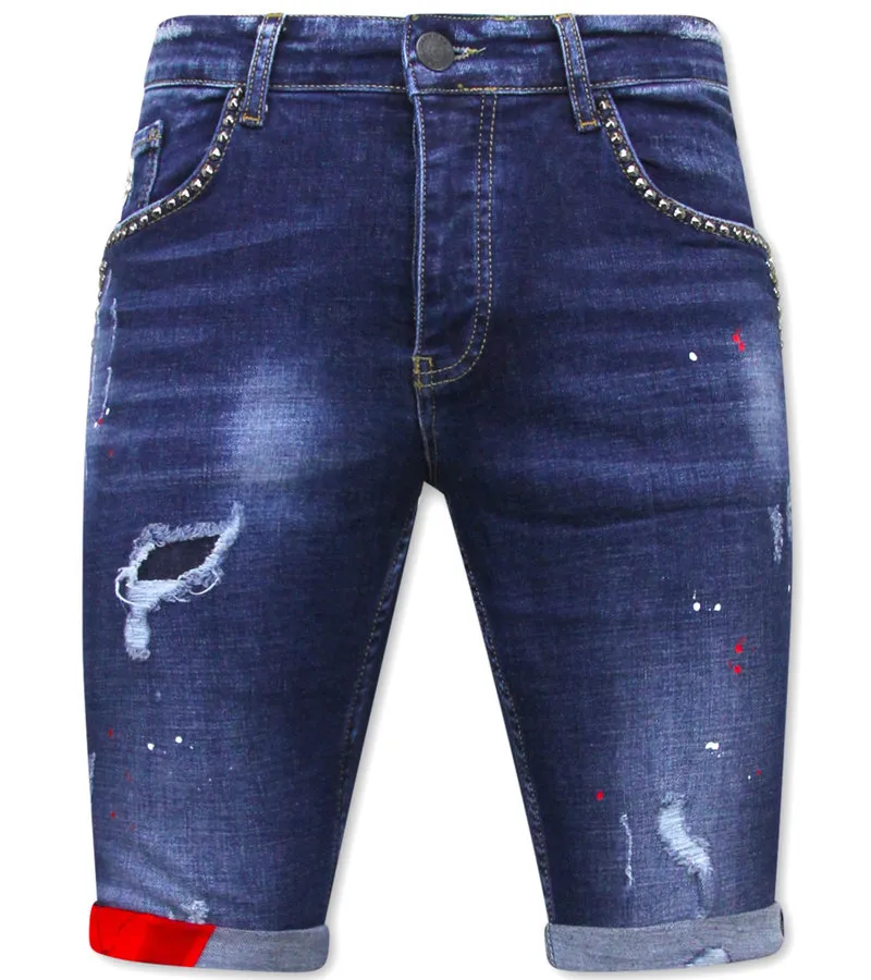 COMPRAR PANTALONES VAQUEROS CORTOS 1025SH  AZUL