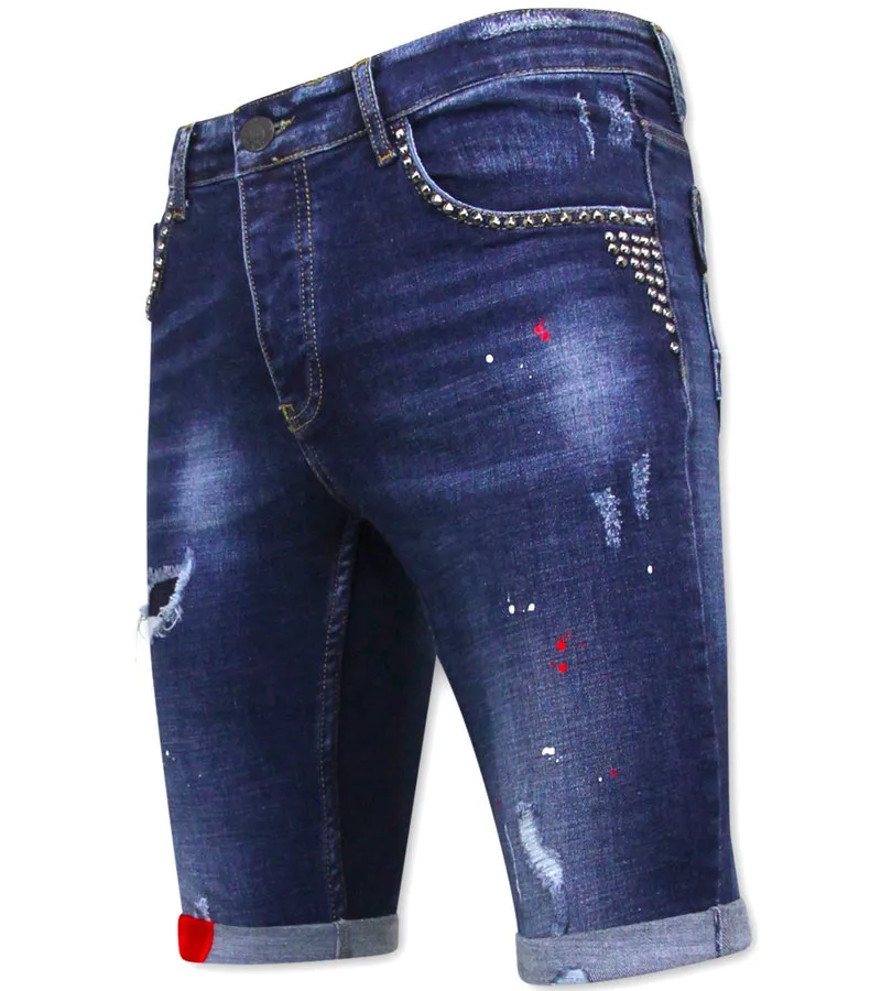 COMPRAR PANTALONES VAQUEROS CORTOS 1025SH  AZUL